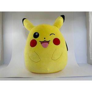 Squishmallow 12" Pokemon Center Exclusive Pikachu Winking